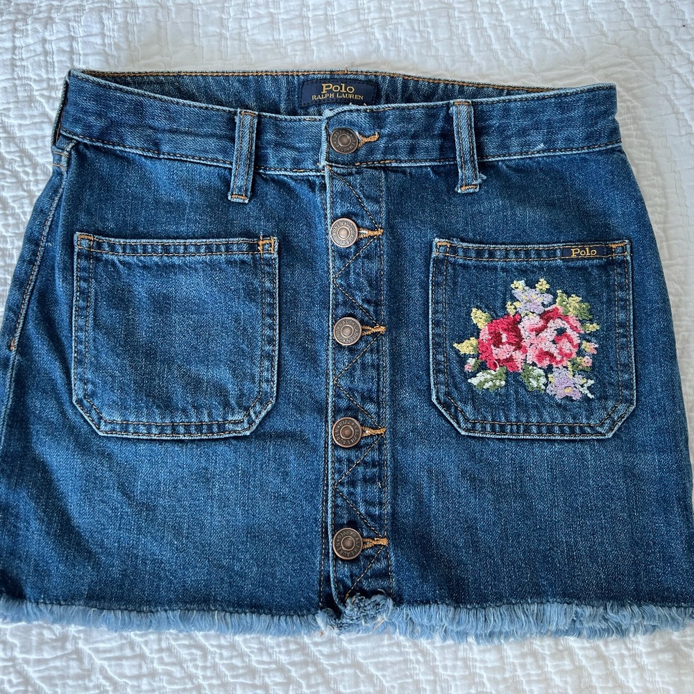 Polo Ralph Lauren Girls Denim Skirt